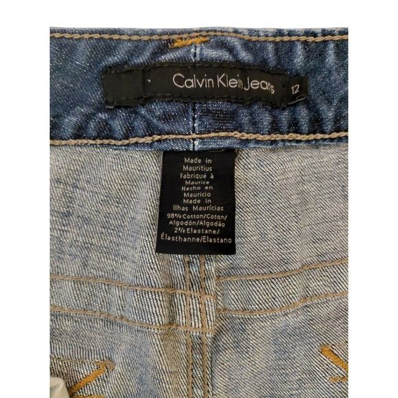 Calvin Klein Jeans Dark Blue Flare & Wide Leg - Picture 5 of 10